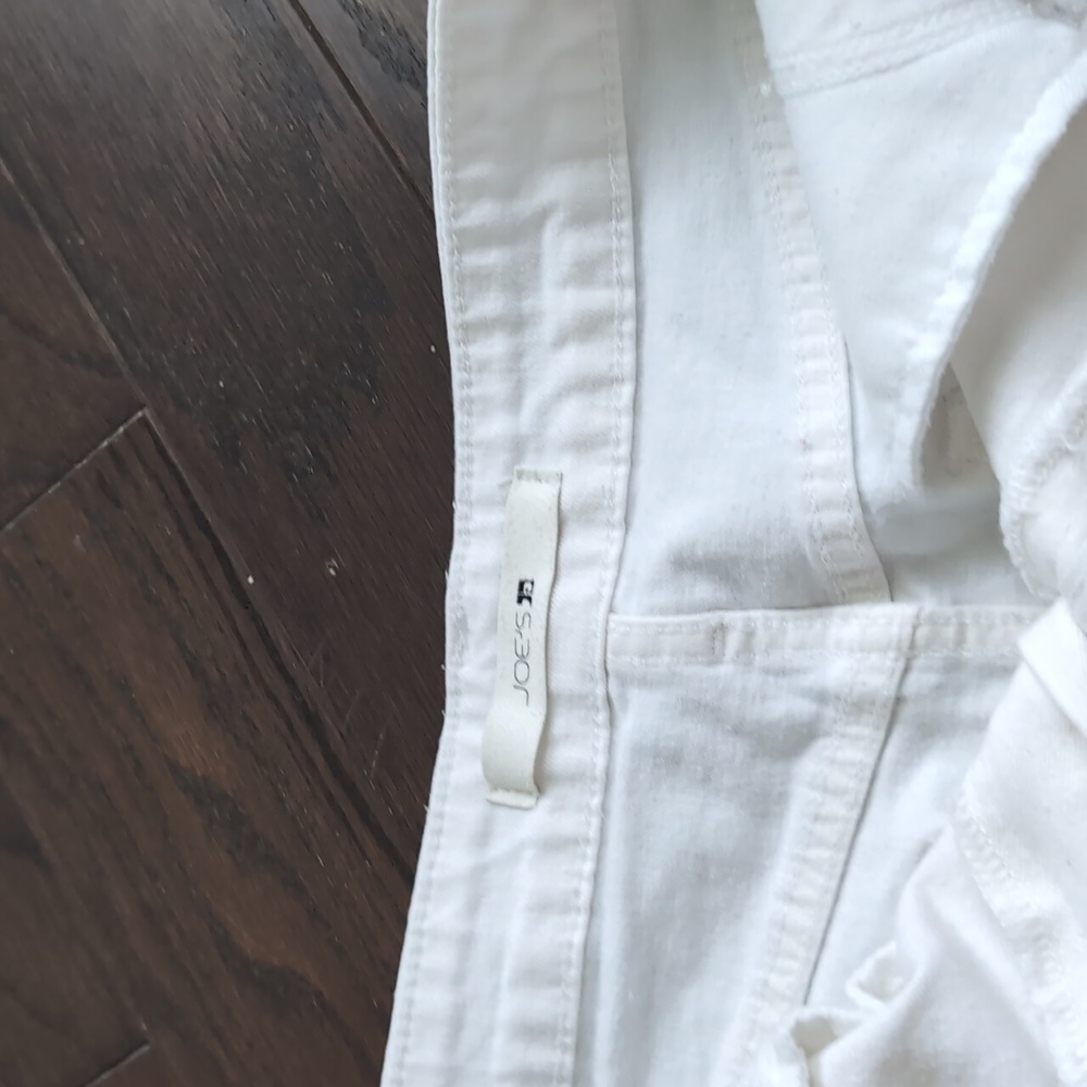 Joe's Jeans White Jean Mini Skirt Size 28 - Picture 5 of 9